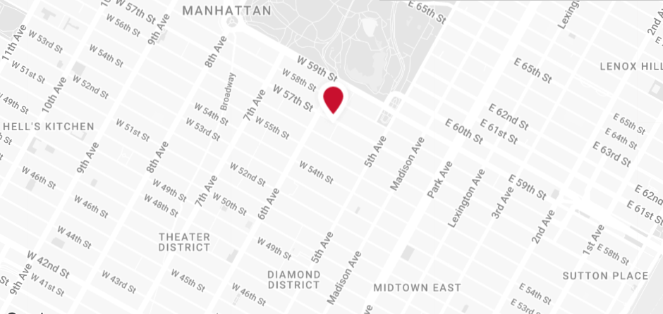 Map of the New York office