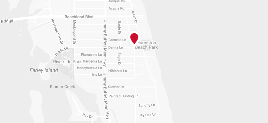 Map of the Vero Beach office